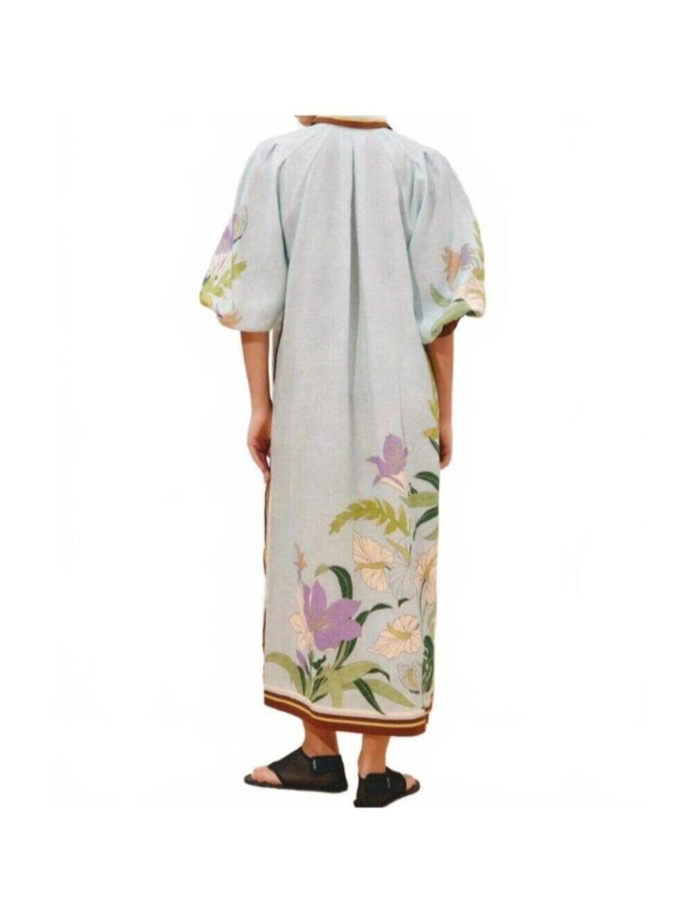 NEW ALEMAIS alfie shirtdress in multi - Picture 4 of 5